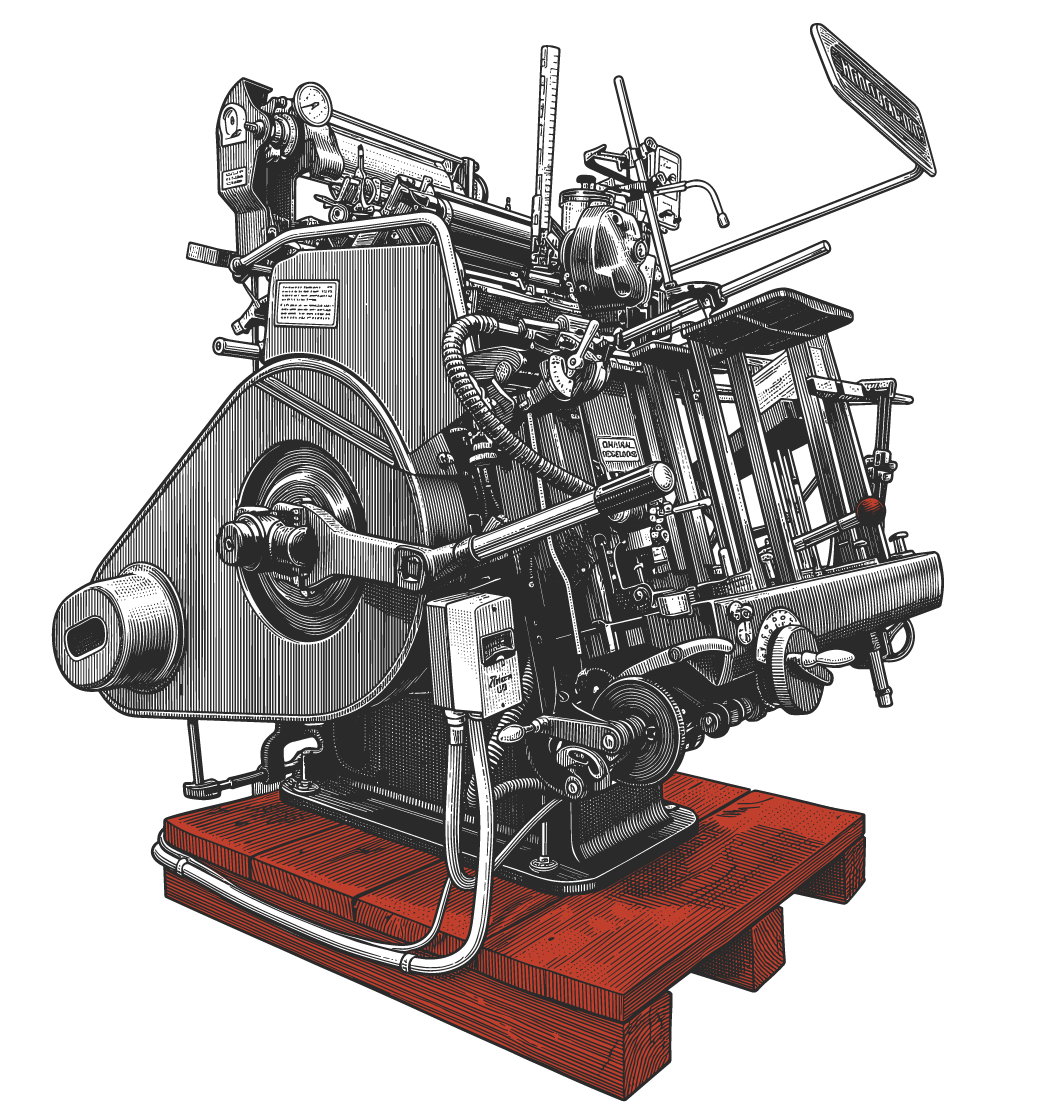 Печатный пресс Heidelberg OHT в мастерской Суворов и Ко